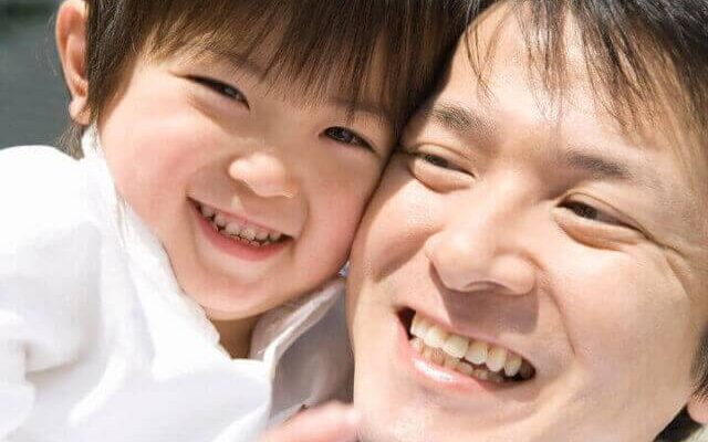 幸せな家族の姿